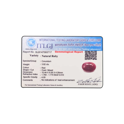 Ruby 3.82 Carat