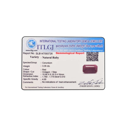 Ruby 3.36 Carat