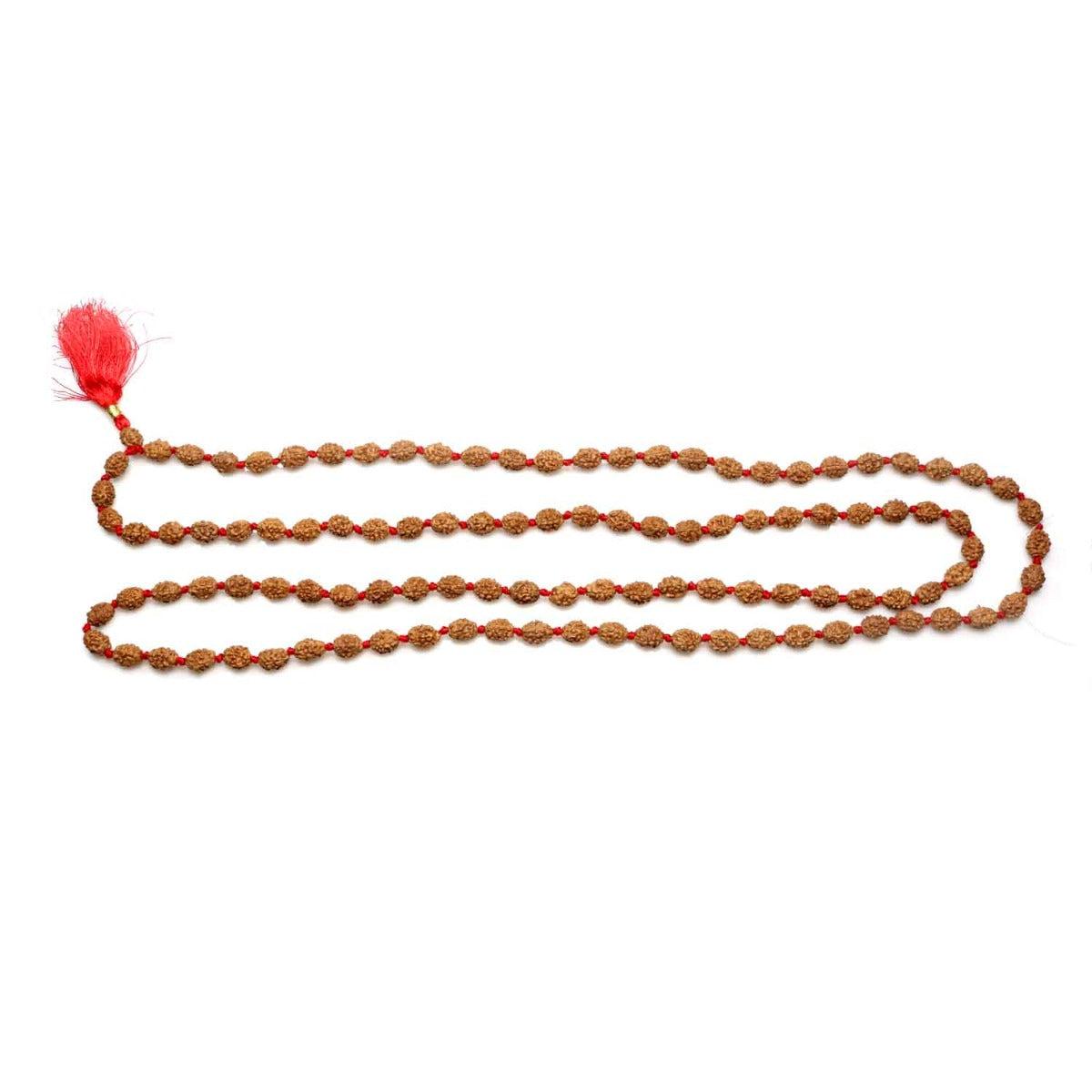 4 Mukhi Rudraksha Mala (108+1 Beads)
