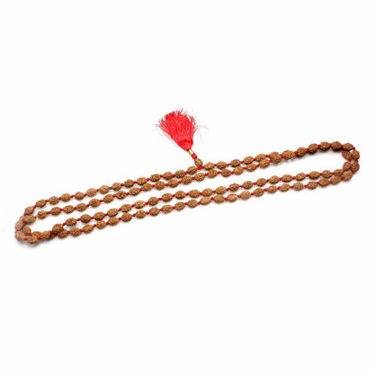 4 Mukhi Rudraksha Mala (108+1 Beads)