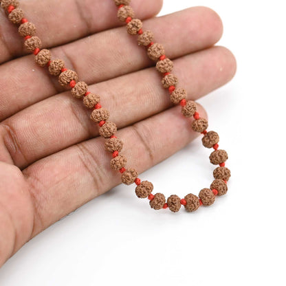 5 Mukhi Rudraksha Mala (Indonesia) (108+1 Beads) GJSPC Certified 5.50-6.00 M.M.