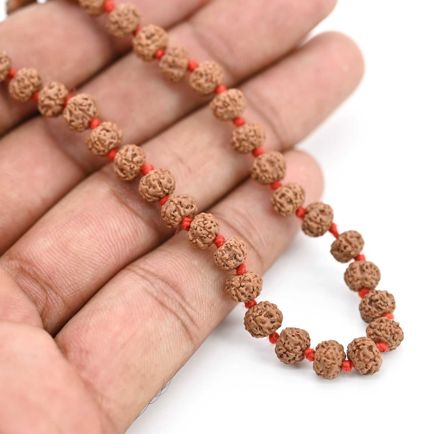 5 Mukhi Rudraksha Mala (Indonesia) (108+1 Beads) GJSPC Certified 6.00-6.50 M.M.