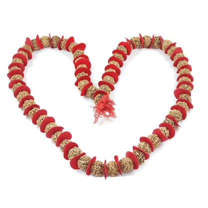 5 Mukhi Rudraksha Kantha Nepal (Jaap Mala) 54+1 Beads