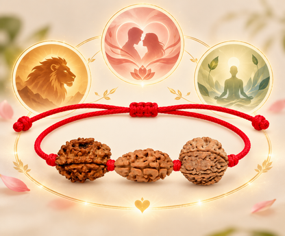 Prem Samriddhi Kavach - 2, 3 & 6 Mukhi Rudraksha