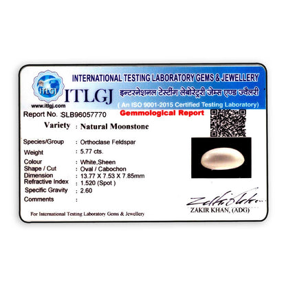 Srilankan Moonstone 5.77 Carat