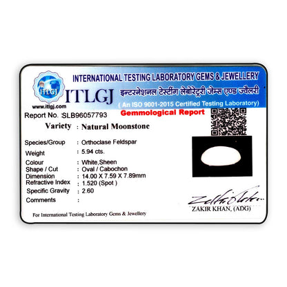 Srilankan Moonstone 5.94 Carat