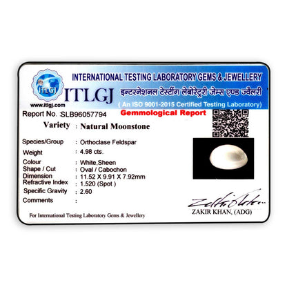 Srilankan Moonstone 4.98 Carat