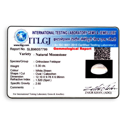 Srilankan Moonstone 5.3 Carat