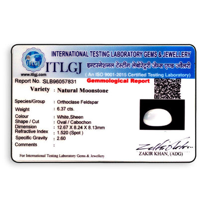 Srilankan Moonstone 6.37 Carat