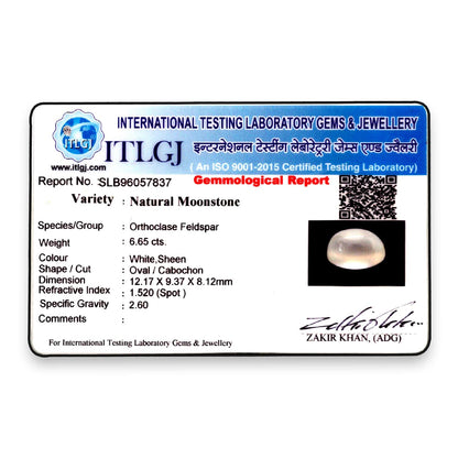 Srilankan Moonstone 6.65 Carat