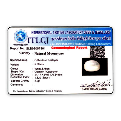 Srilankan Moonstone 5.5 Carat