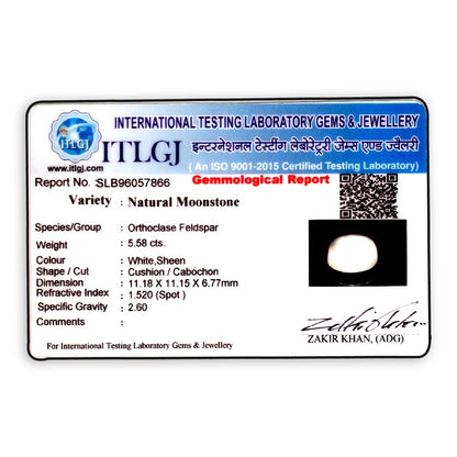Srilankan Moonstone 5.58 Carat