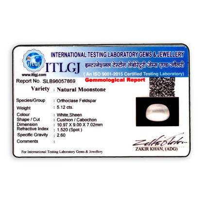 Srilankan Moonstone 5.12 Carat