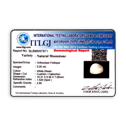 Srilankan Moonstone 5.05 Carat