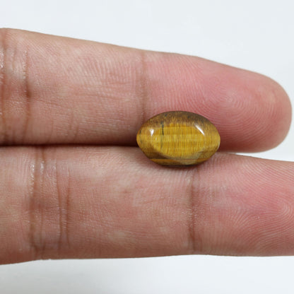 Natural Tiger Eye Gemstone Cts 6.68 Ratti 7.35