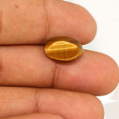 Natural Tiger Eye Gemstone Cts 6.12 Ratti 6.73
