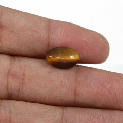 Natural Tiger Eye Gemstone Cts 5.56 Ratti 6.12