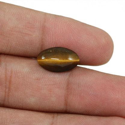 Natural Tiger Eye Gemstone Cts 5.73 Ratti 6.3