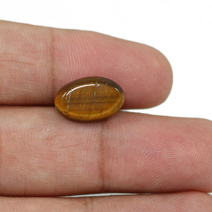 Natural Tiger Eye Gemstone Cts 6.63 Ratti 7.29