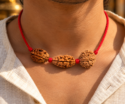 Manobal Kavach - 2, 3 & 8 Mukhi Rudraksha
