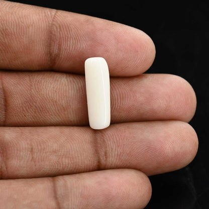 Japani White Coral 6.84 Carat