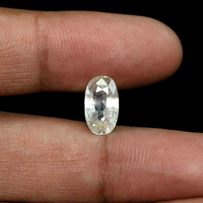 Ceylon White Sapphire 6.76 Carat