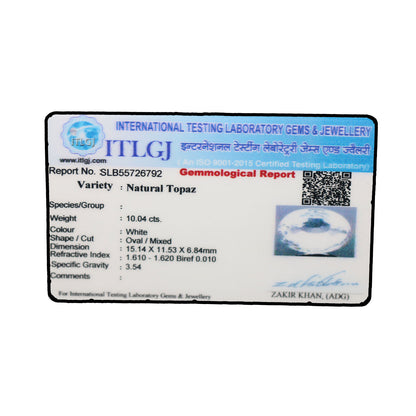 White Topaz 10.04 Carat