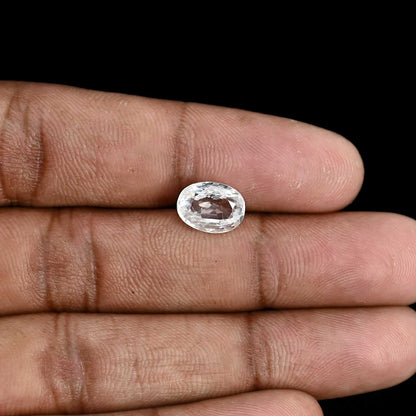 White Zircon 4.87 Carat