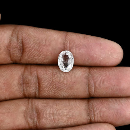 White Zircon 4.87 Carat