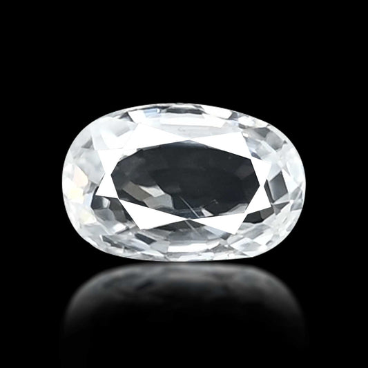 White Zircon 3.89 Carat