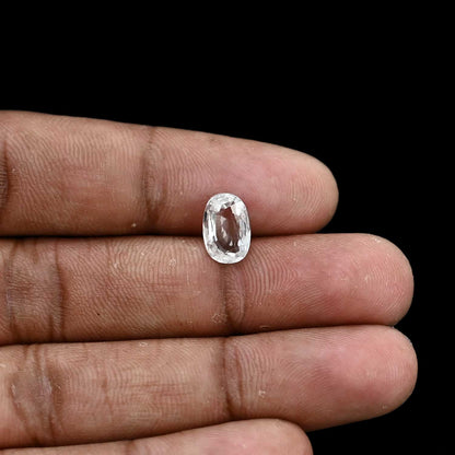White Zircon 3.89 Carat