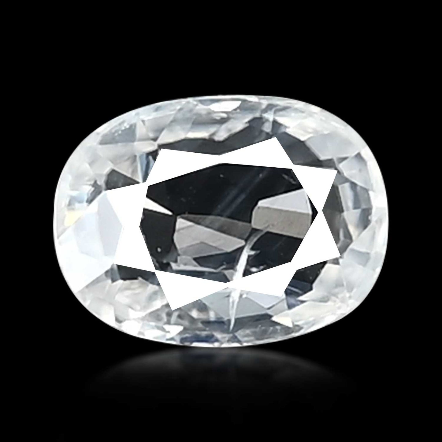 White Zircon 3.87 Carat