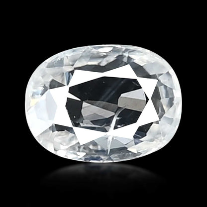 White Zircon 3.87 Carat