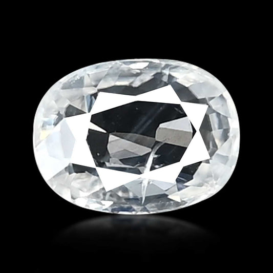 White Zircon 3.87 Carat