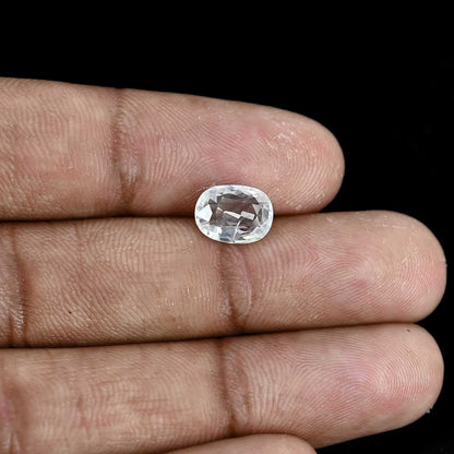 White Zircon 3.87 Carat
