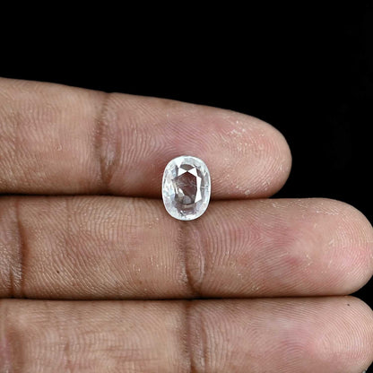 White Zircon 3.87 Carat
