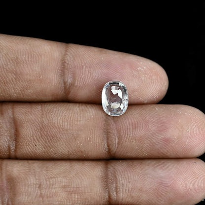 White Zircon 3.87 Carat