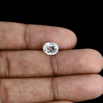 White Zircon 3.33 Carat