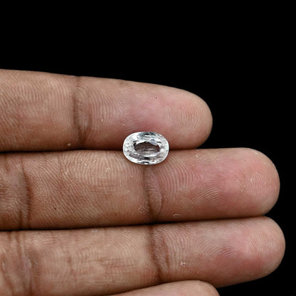 White Zircon 3.41 Carat