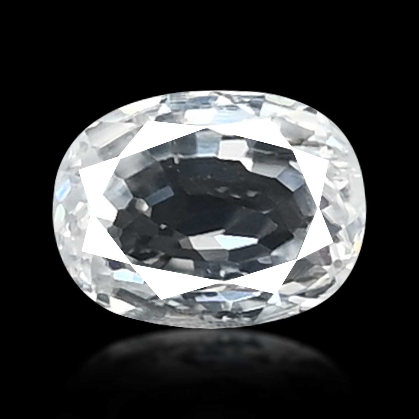 White Zircon 3.86 Carat