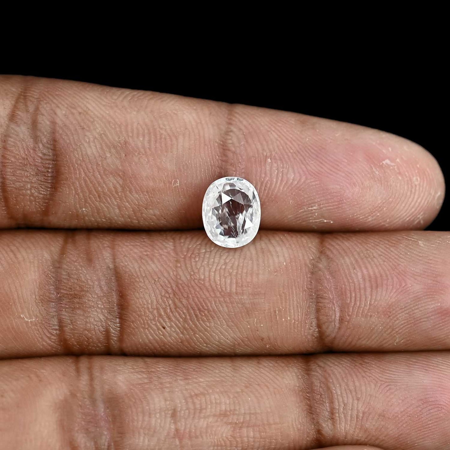 White Zircon 3.21 Carat