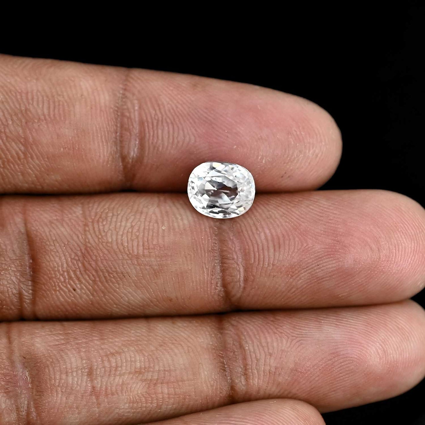White Zircon 3.8 Carat