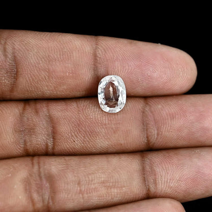 White Zircon 3.95 Carat