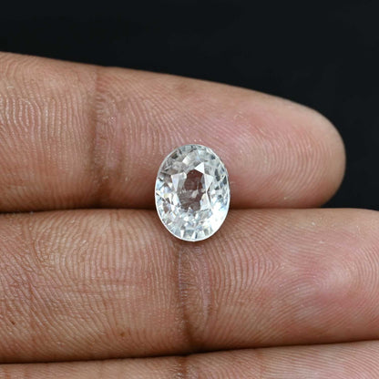 White Zircon 5.91 Carat