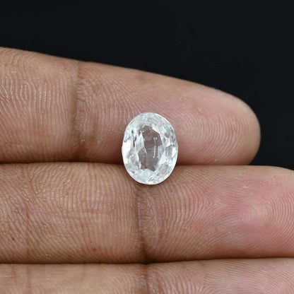 White Zircon 5.84 Carat