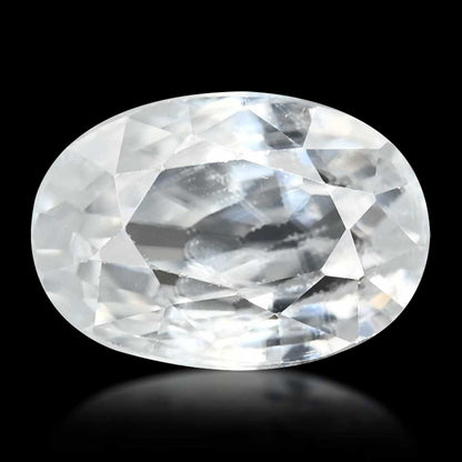 White Zircon 6.28 Carat