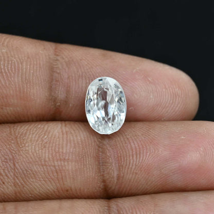 White Zircon 6.28 Carat