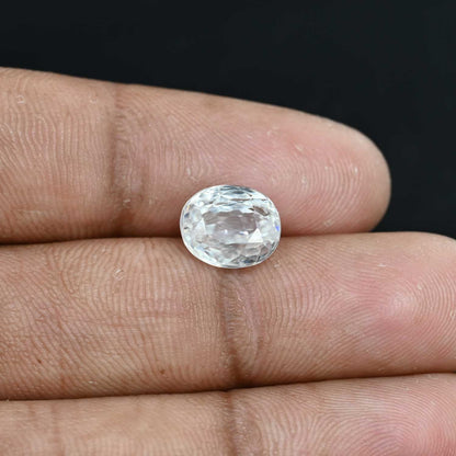 White Zircon 6.03 Carat