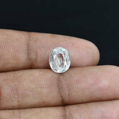 White Zircon 6.03 Carat