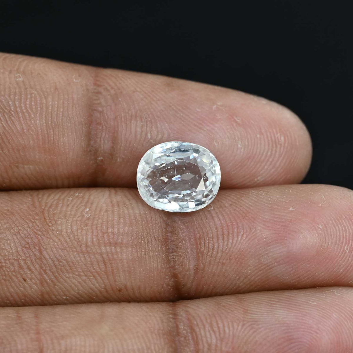 White Zircon 6.12 Carat